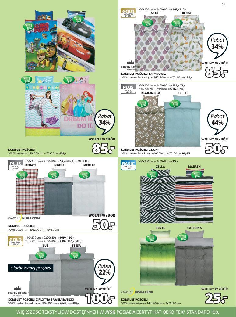 Gazetka promocyjna Jysk str. 21