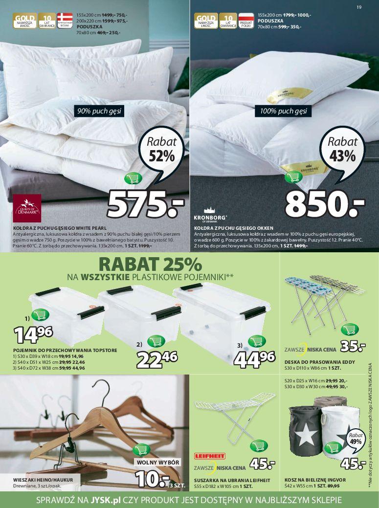 Gazetka promocyjna Jysk str. 19