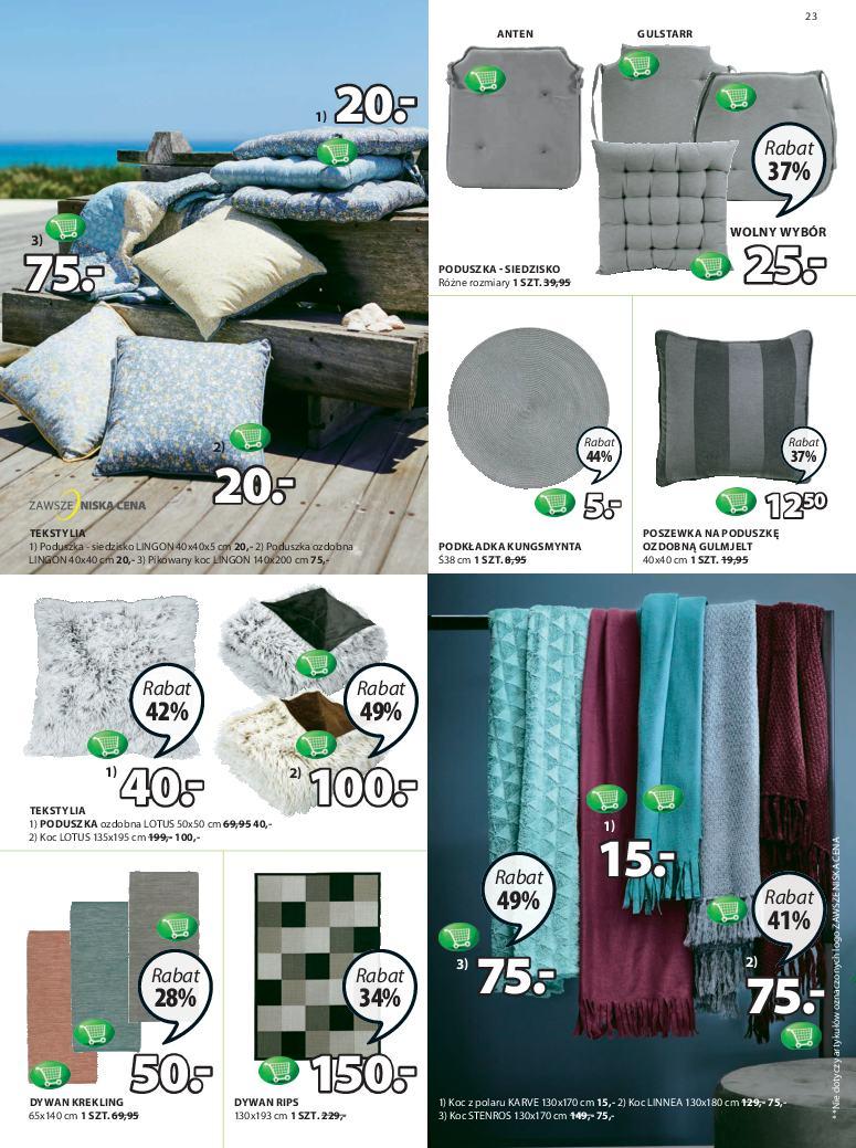 Gazetka promocyjna Jysk str. 23