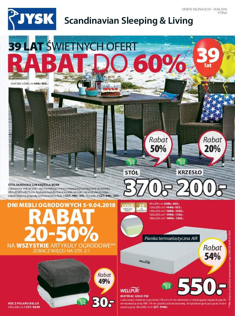 Gazetka promocyjna Jysk str. 1