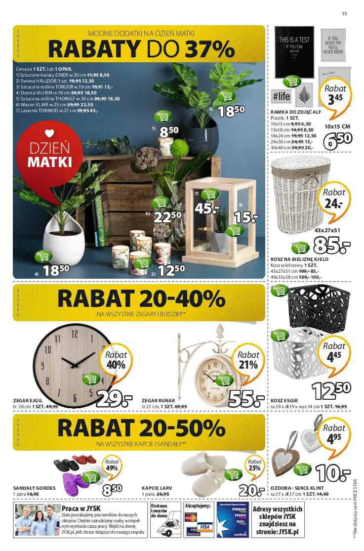Gazetka promocyjna Jysk str. 15