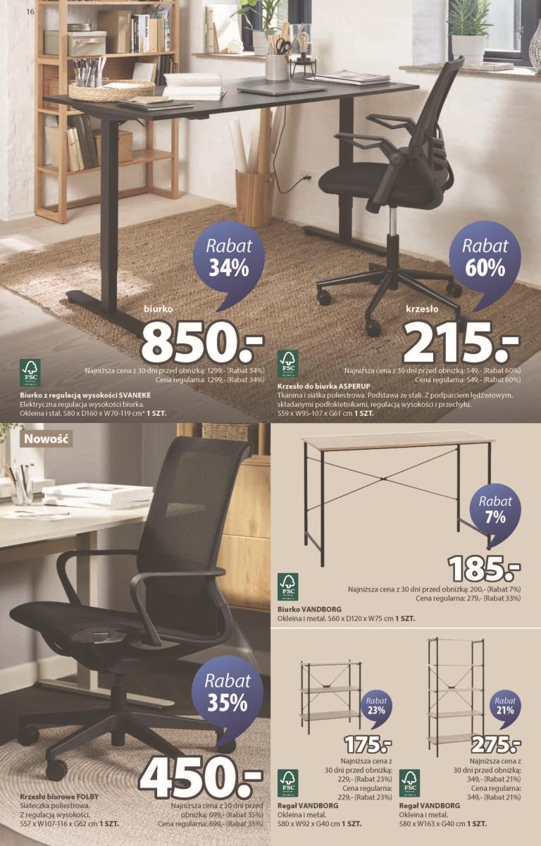 Gazetka promocyjna Jysk str. 16