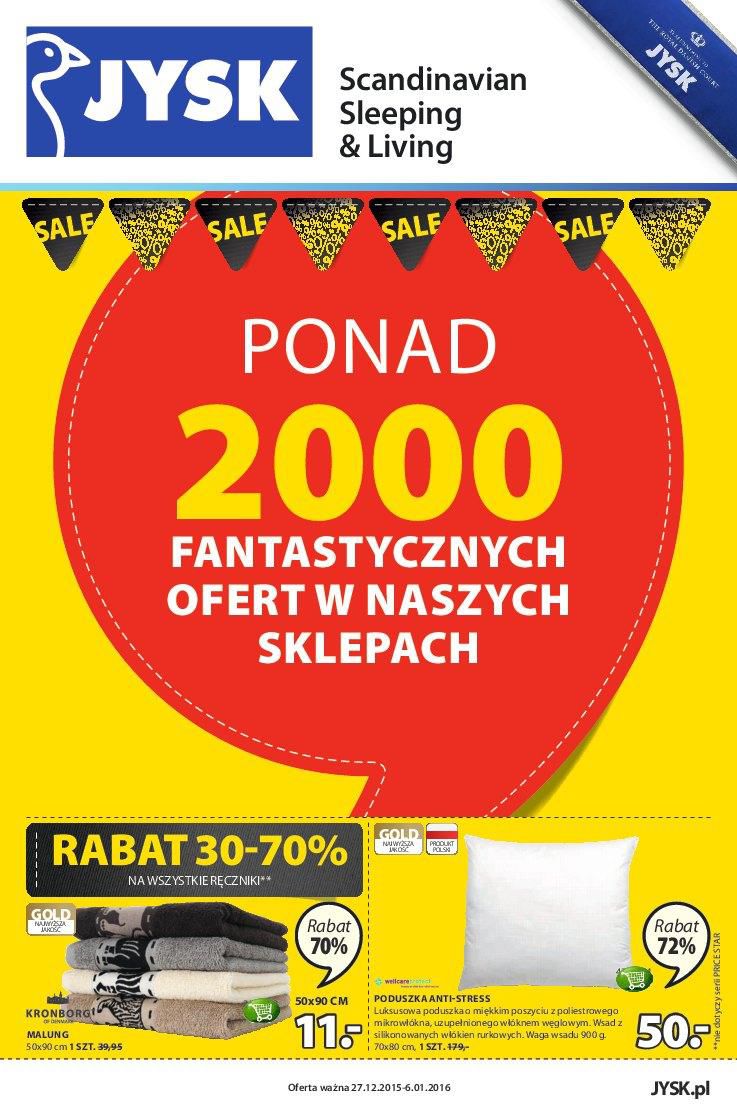 Gazetka promocyjna Jysk str. 1