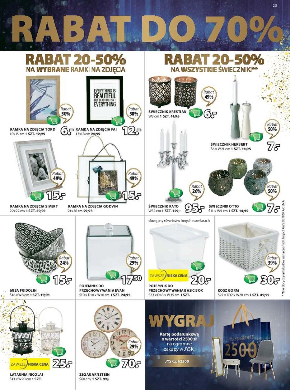 Gazetka promocyjna Jysk str. 23