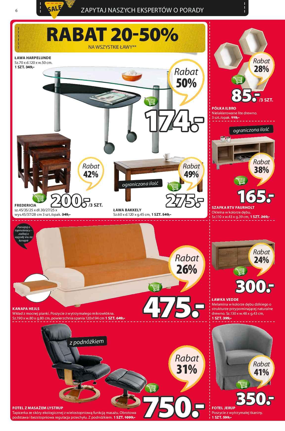 Gazetka promocyjna Jysk str. 6