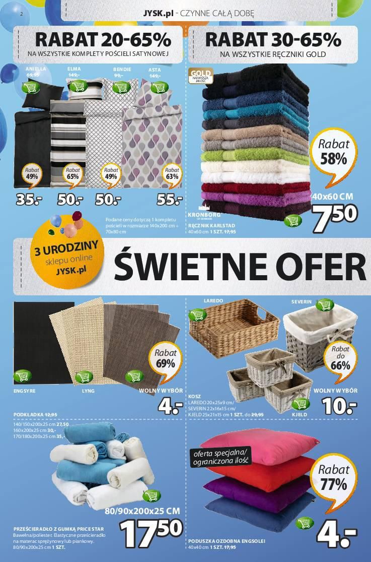 Gazetka promocyjna Jysk str. 2