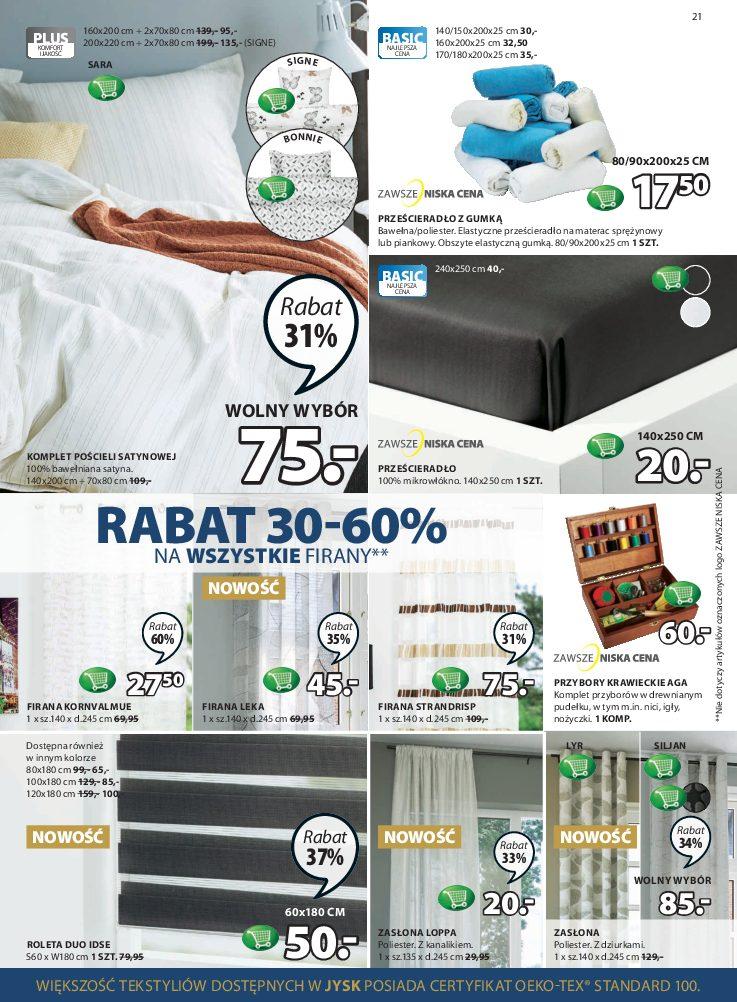 Gazetka promocyjna Jysk str. 21