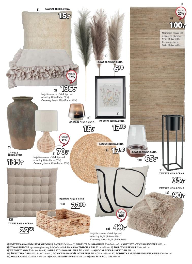 Gazetka promocyjna Jysk str. 13