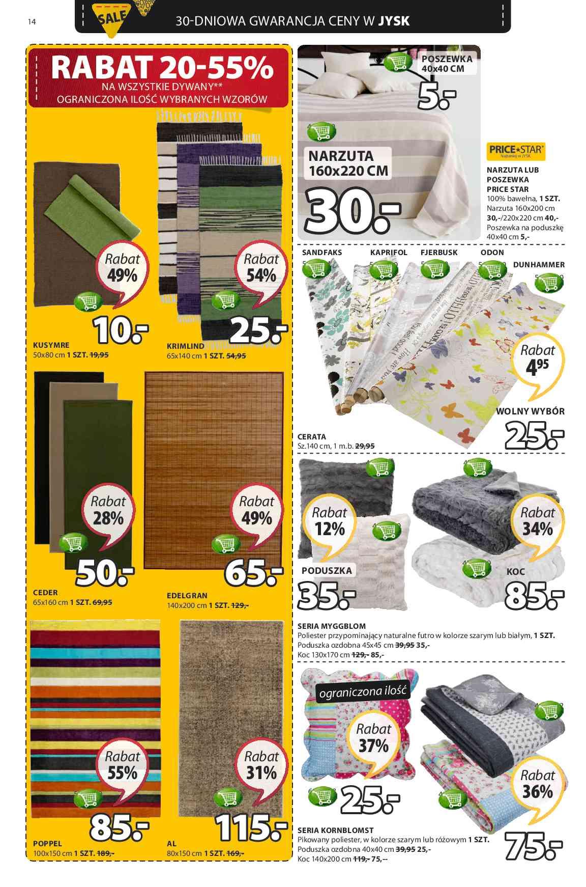 Gazetka promocyjna Jysk str. 14