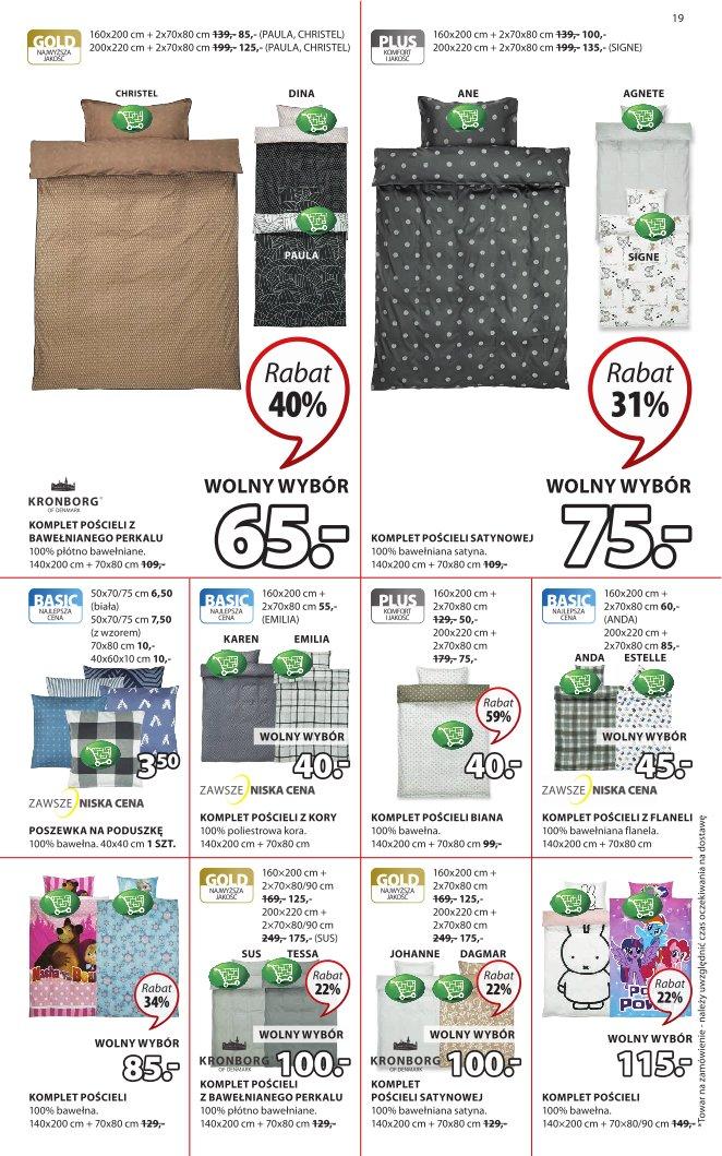 Gazetka promocyjna Jysk str. 19