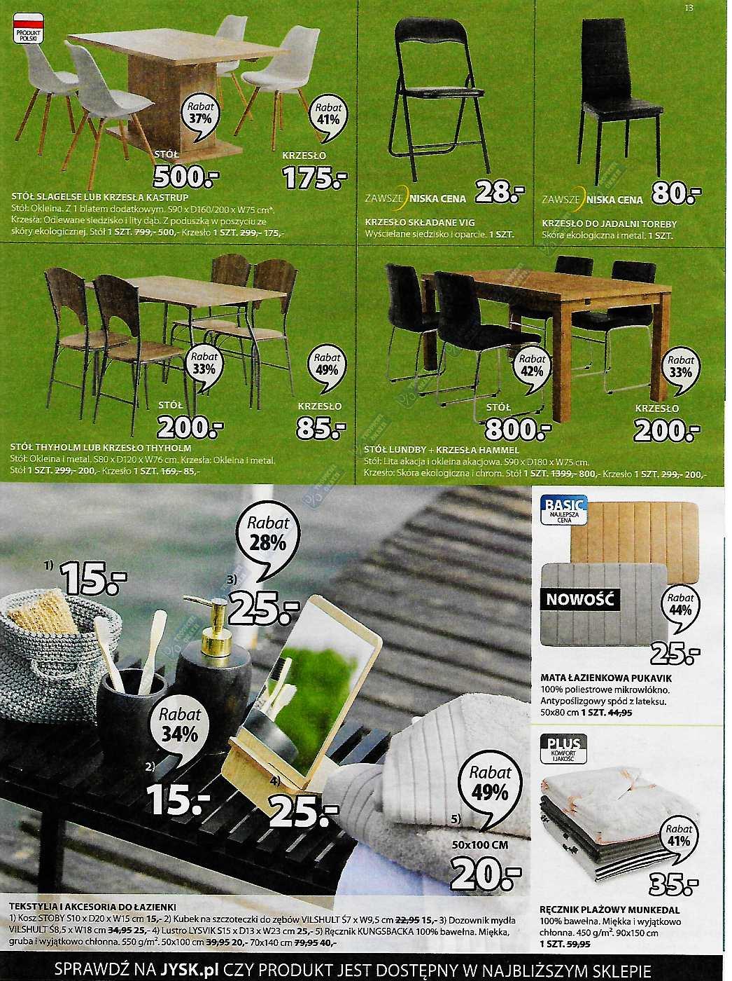 Gazetka promocyjna Jysk str. 13