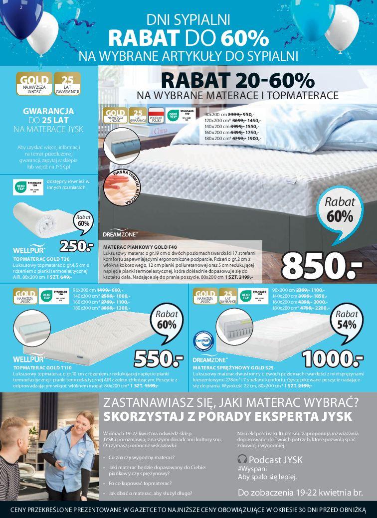 Gazetka promocyjna Jysk str. 2