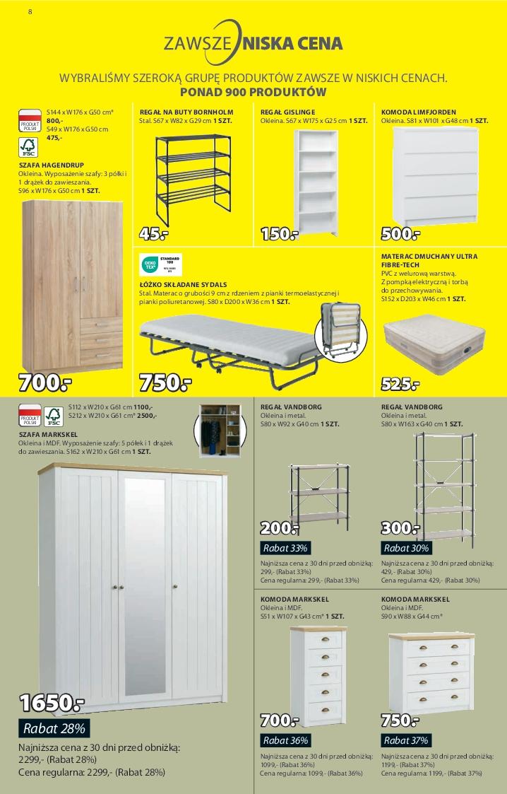 Gazetka promocyjna Jysk str. 8
