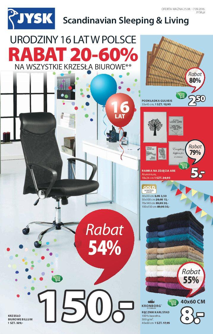 Gazetka promocyjna Jysk str. 1