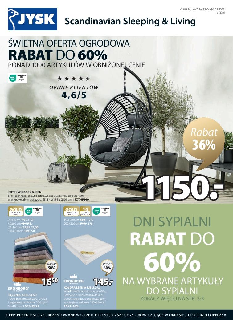Gazetka promocyjna Jysk str. 1