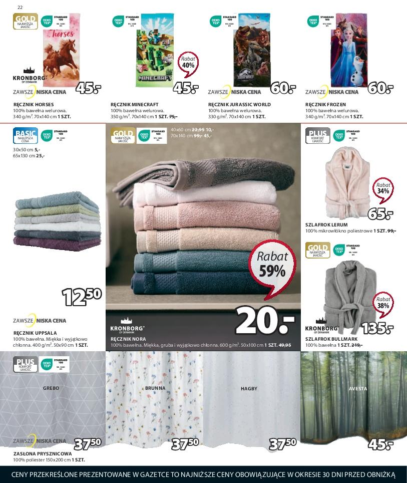 Gazetka promocyjna Jysk str. 22