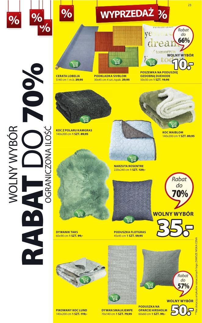 Gazetka promocyjna Jysk str. 23
