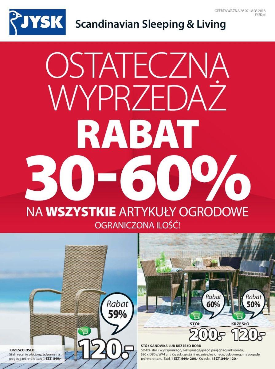 Gazetka promocyjna Jysk str. 1