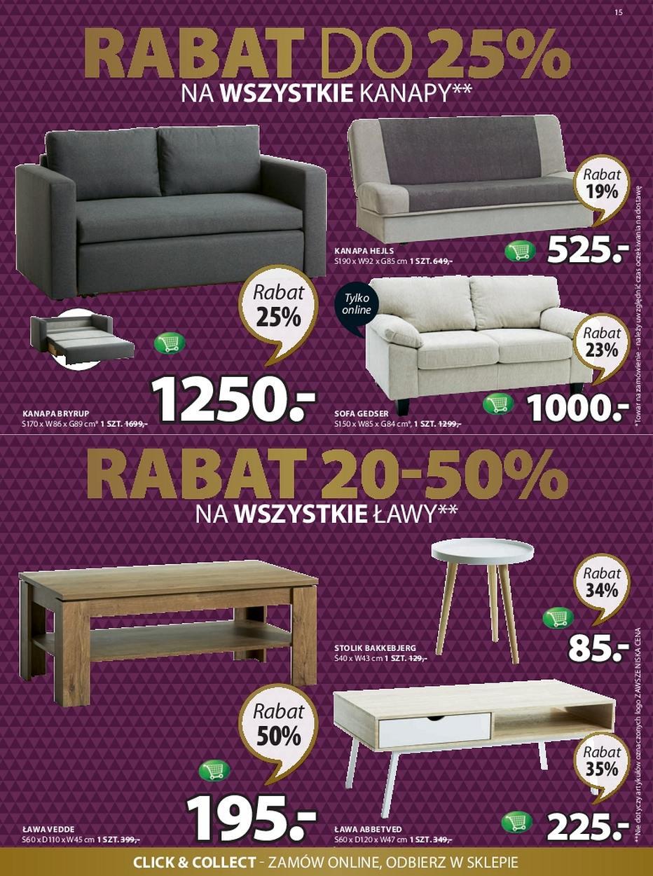 Gazetka promocyjna Jysk str. 15