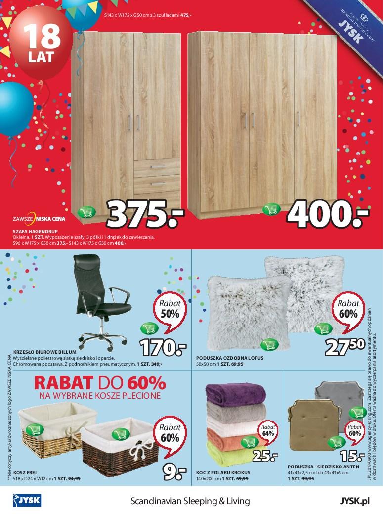 Gazetka promocyjna Jysk str. 16