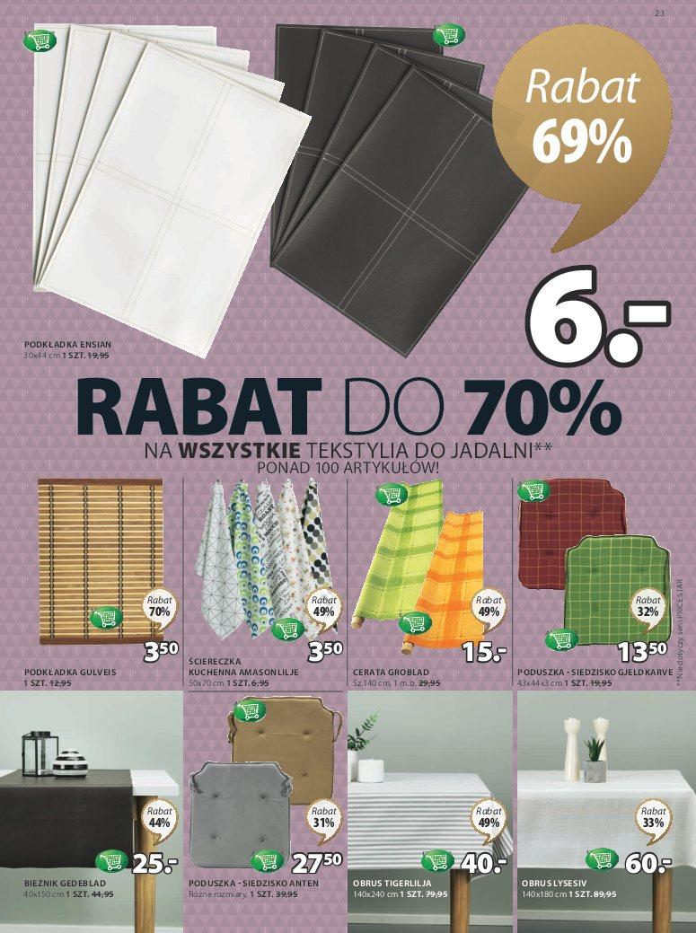 Gazetka promocyjna Jysk str. 23