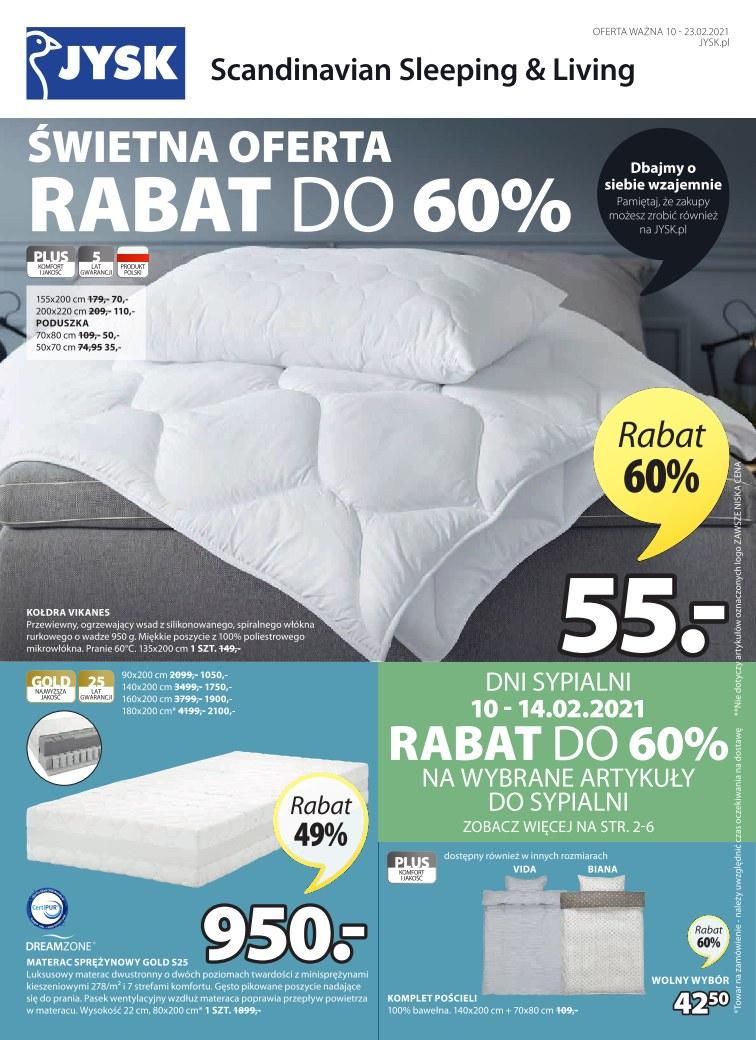 Gazetka promocyjna Jysk str. 1