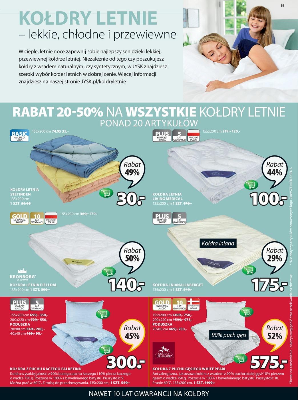 Gazetka promocyjna Jysk str. 15