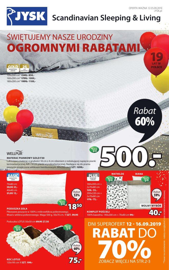 Gazetka promocyjna Jysk str. 1