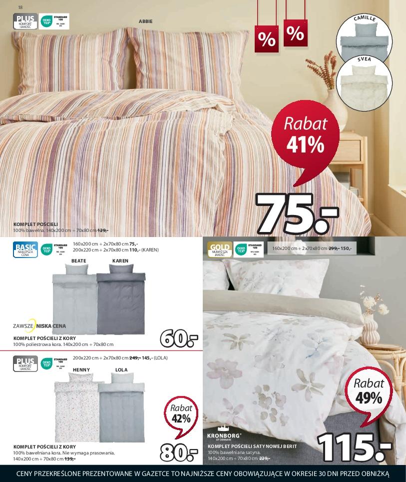 Gazetka promocyjna Jysk str. 18