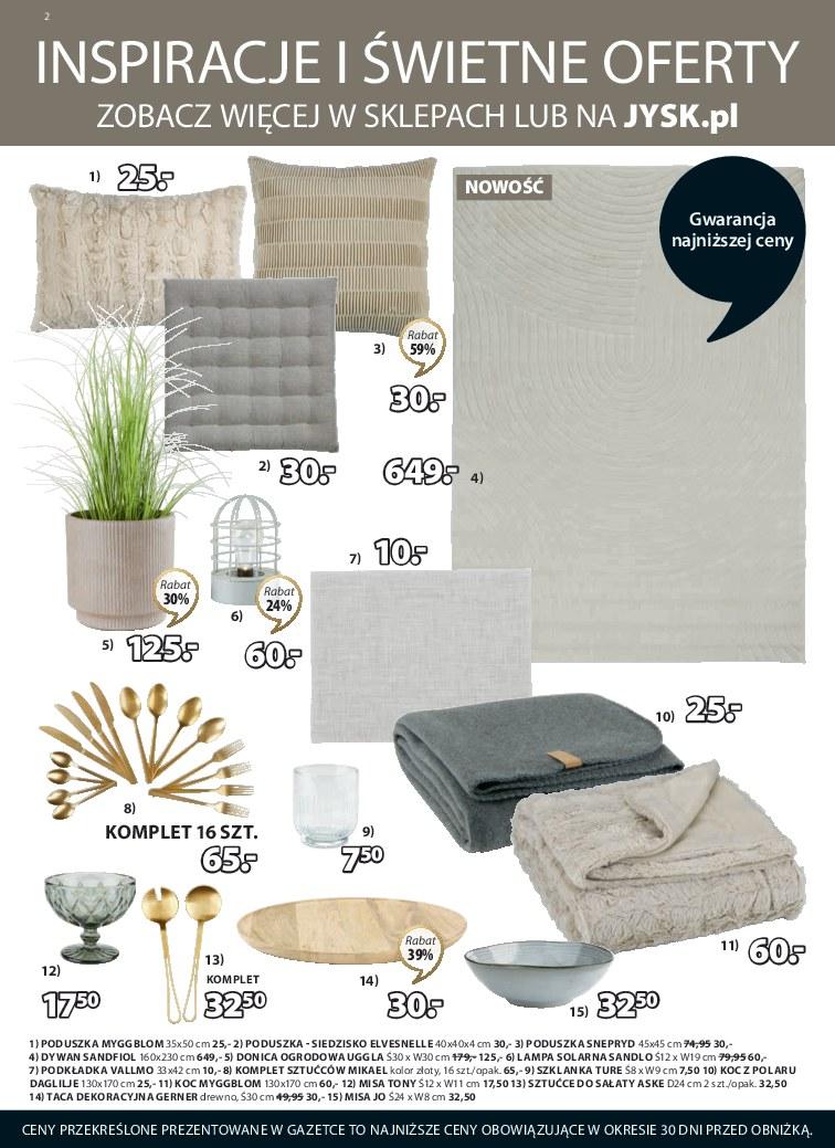 Gazetka promocyjna Jysk str. 2