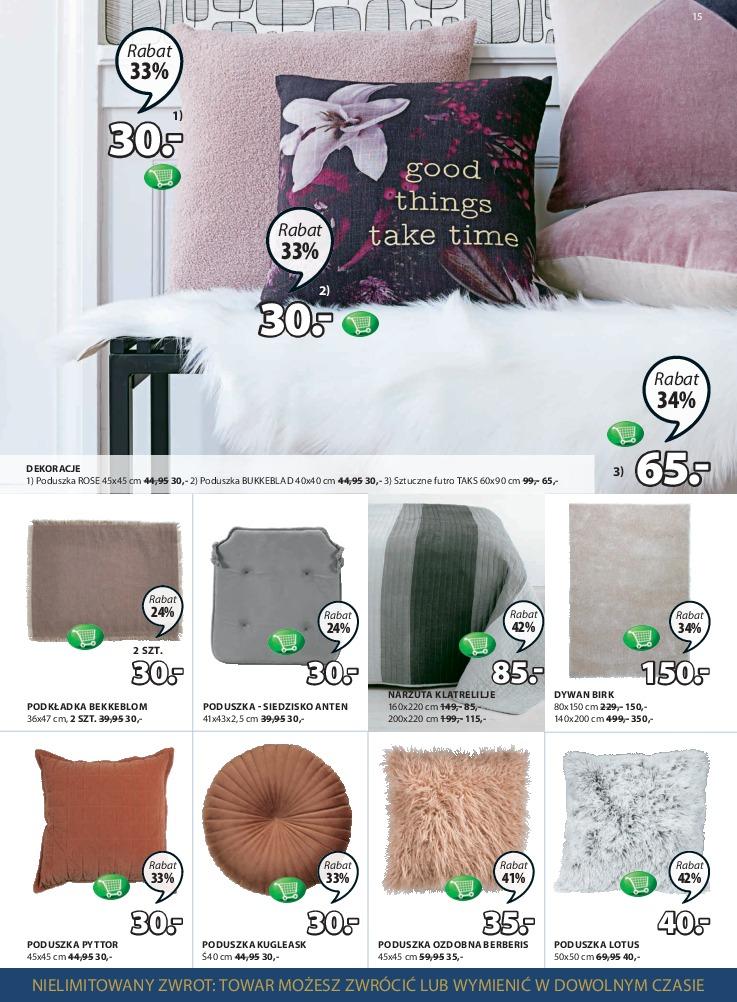 Gazetka promocyjna Jysk str. 15