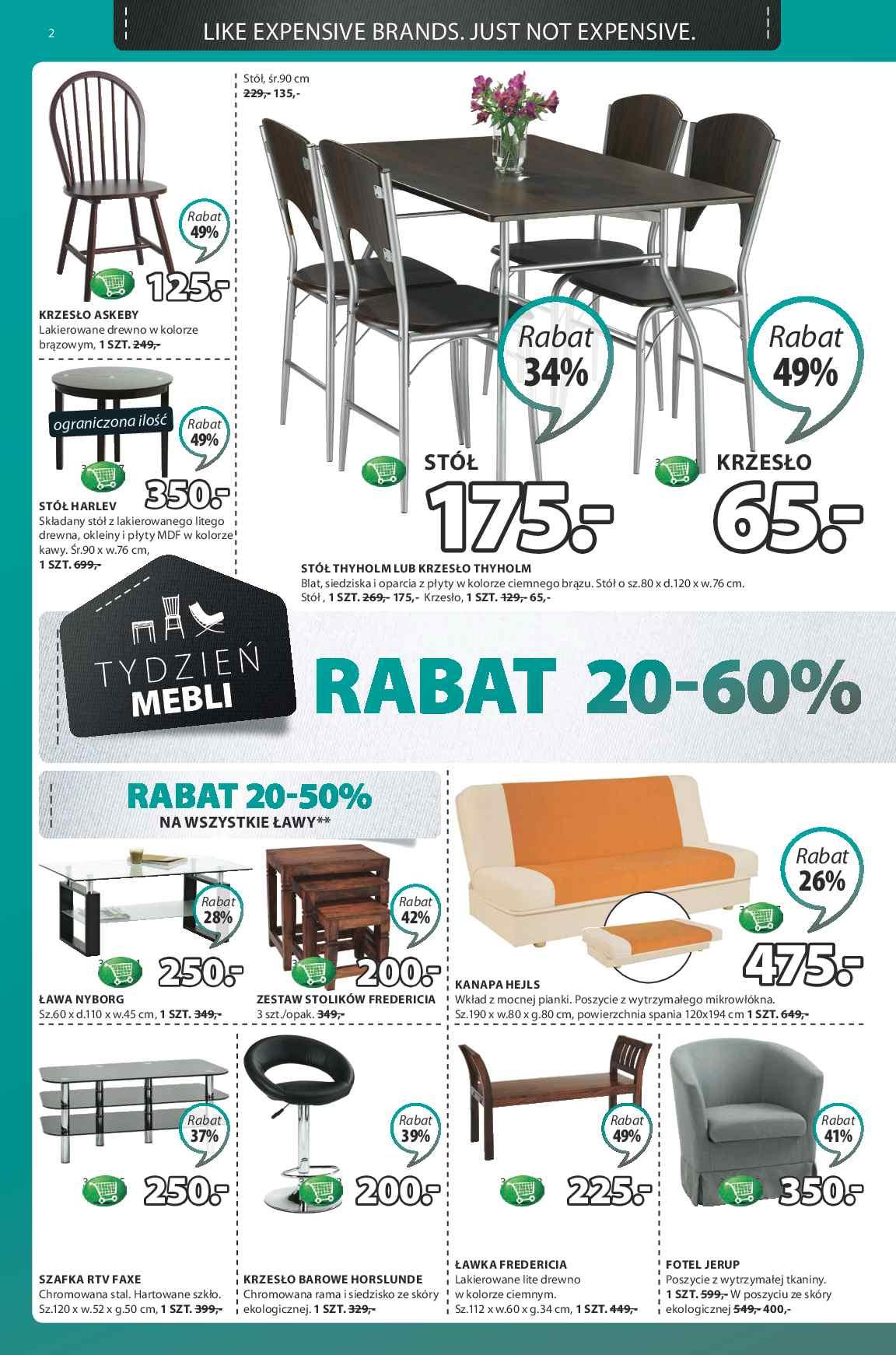 Gazetka promocyjna Jysk str. 2