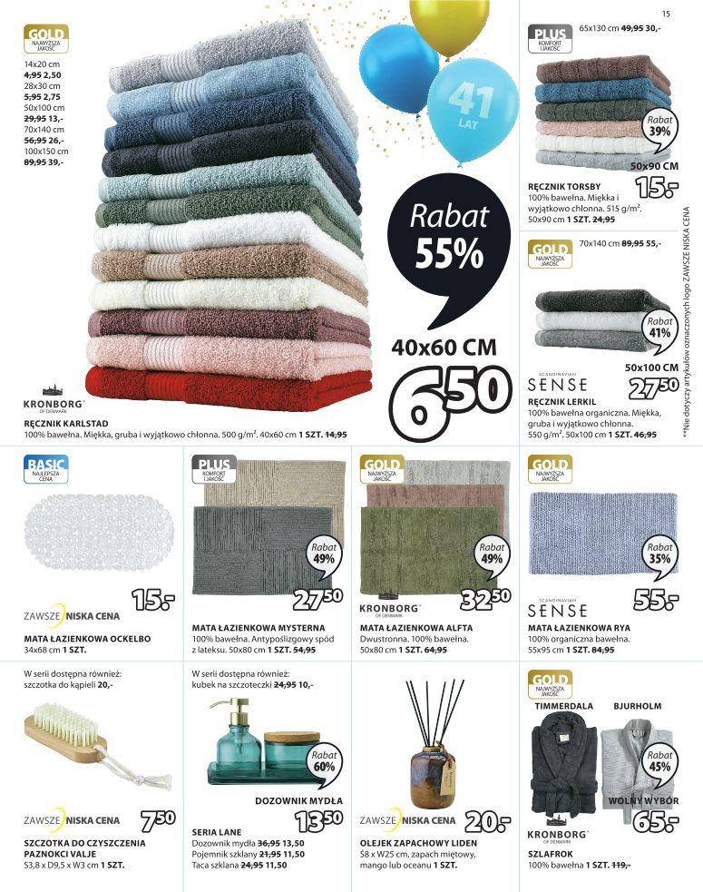 Gazetka promocyjna Jysk str. 15