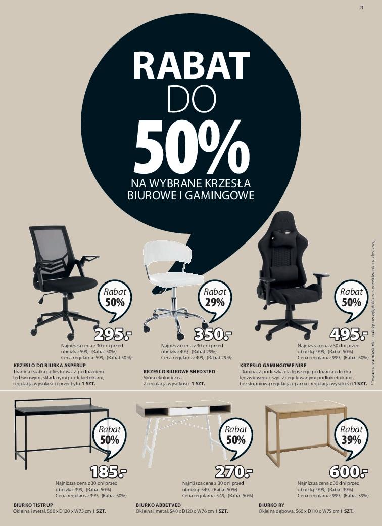 Gazetka promocyjna Jysk str. 21