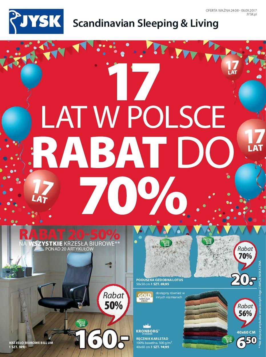 Gazetka promocyjna Jysk str. 1