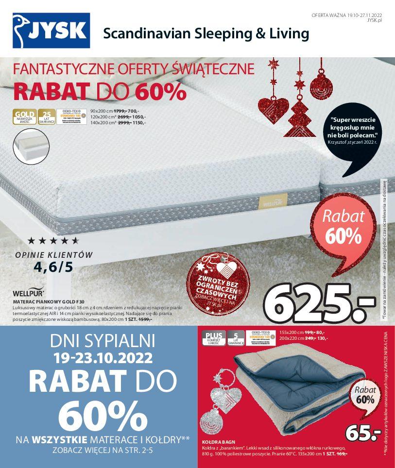Gazetka promocyjna Jysk str. 1