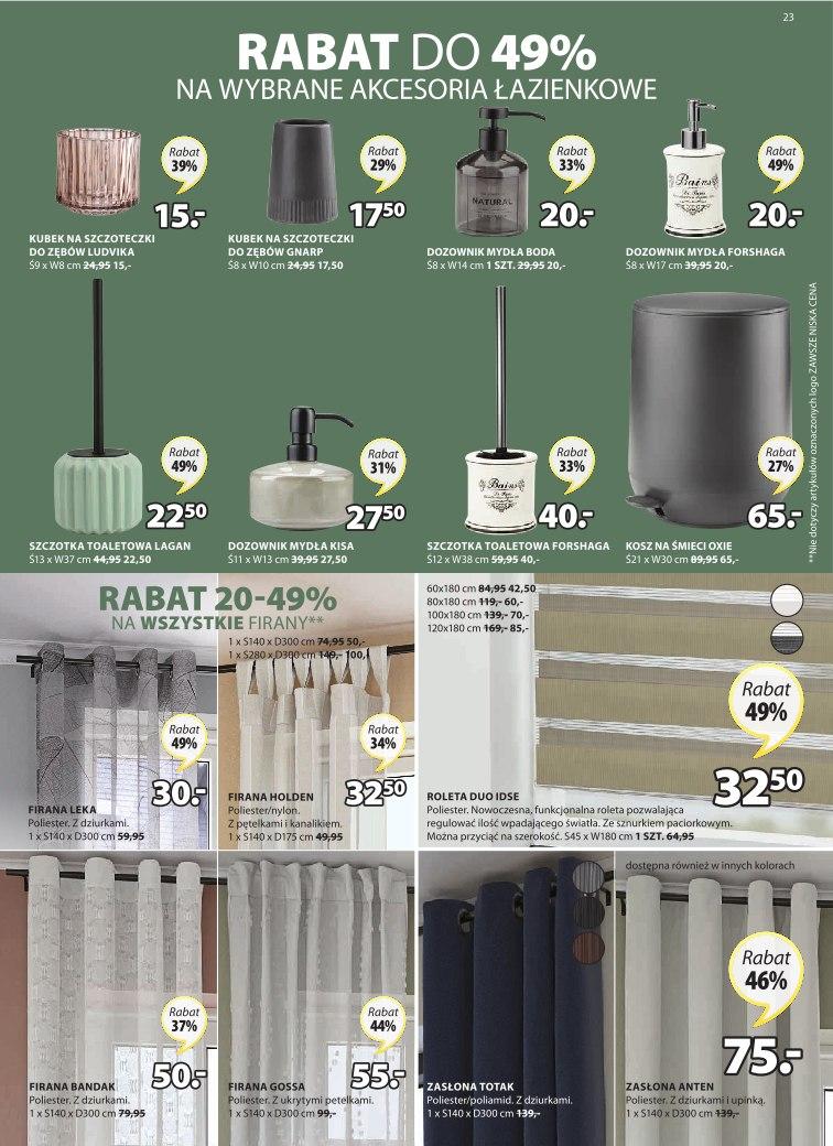 Gazetka promocyjna Jysk str. 23