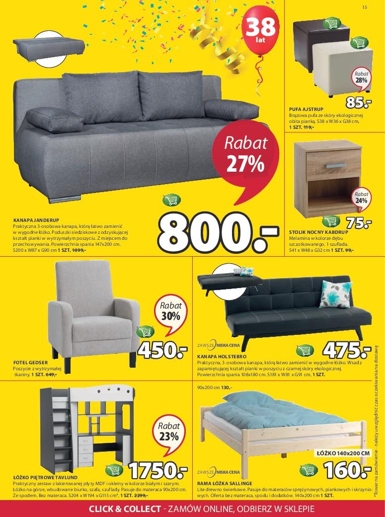 Gazetka promocyjna Jysk str. 15