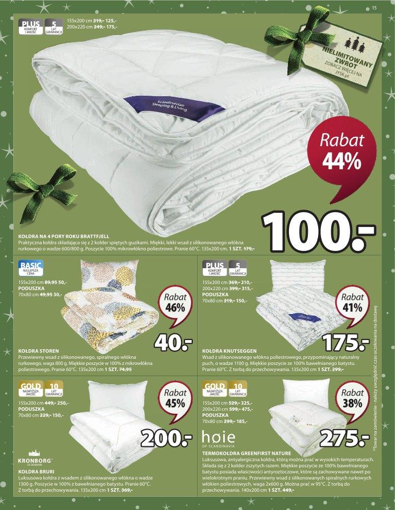 Gazetka promocyjna Jysk str. 15