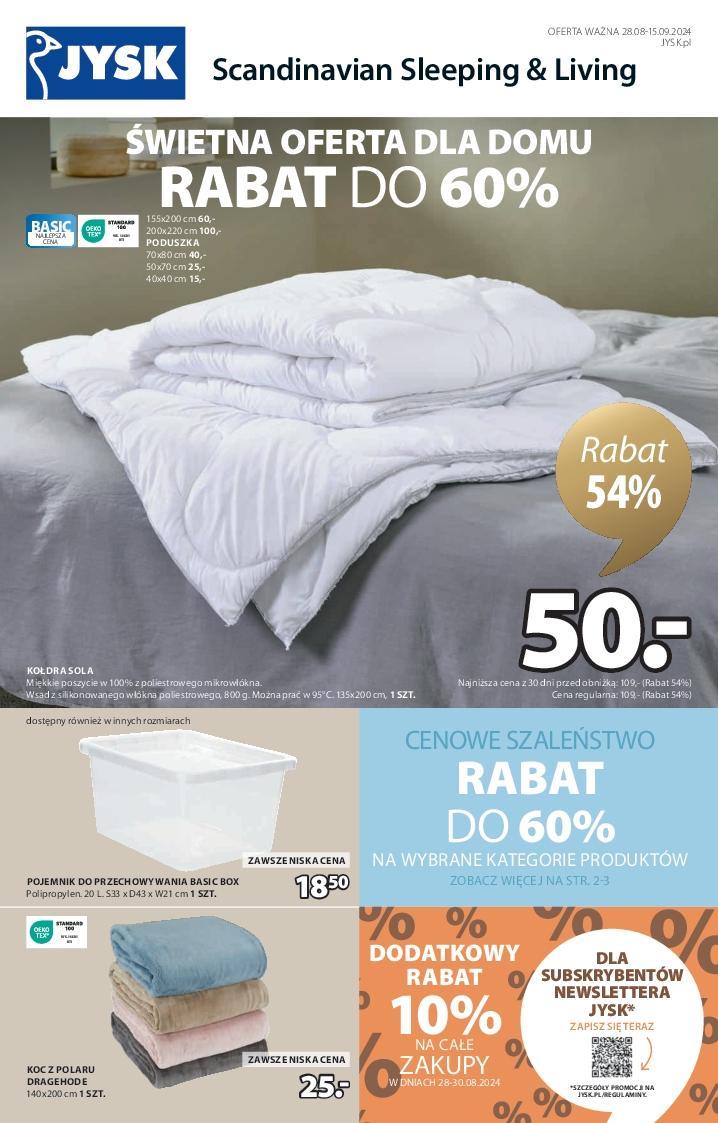Gazetka promocyjna Jysk str. 1