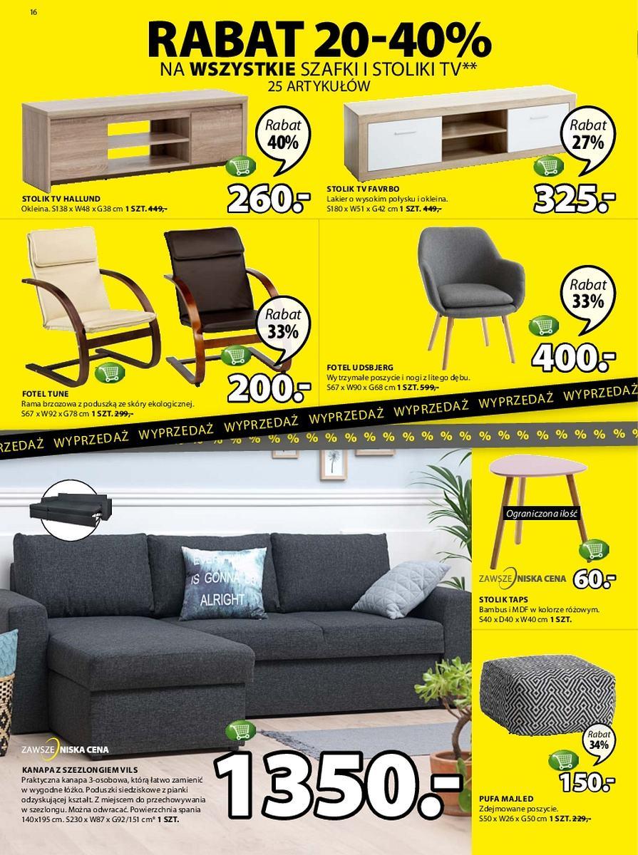 Gazetka promocyjna Jysk str. 16