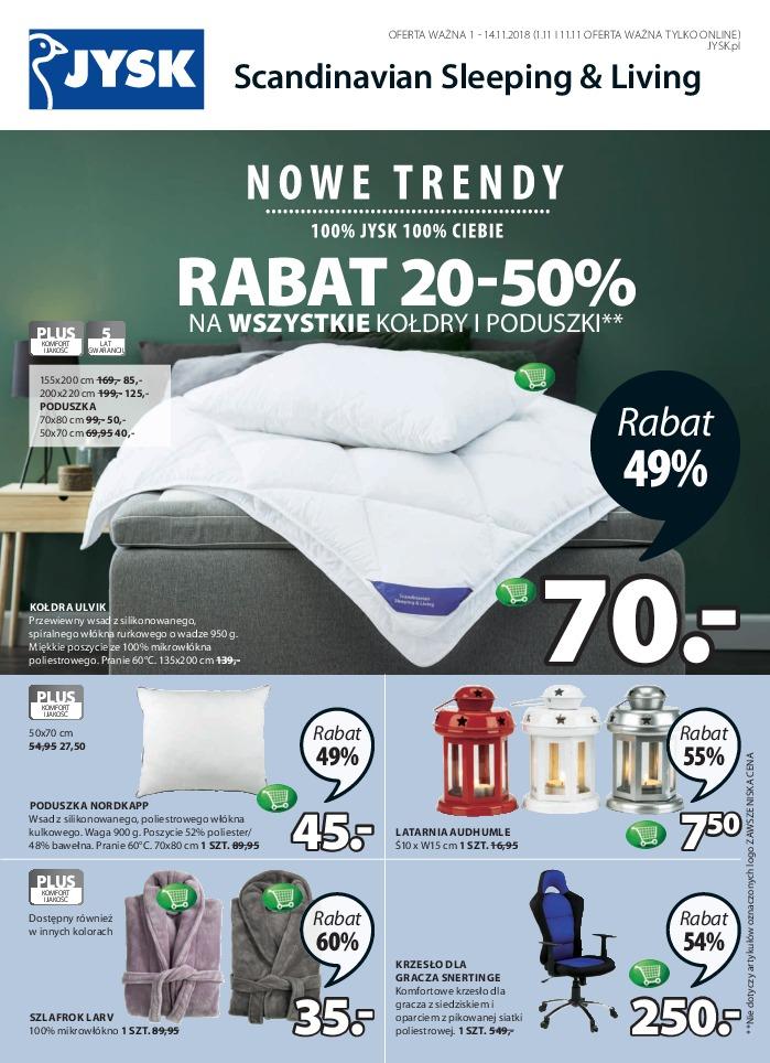 Gazetka promocyjna Jysk str. 1