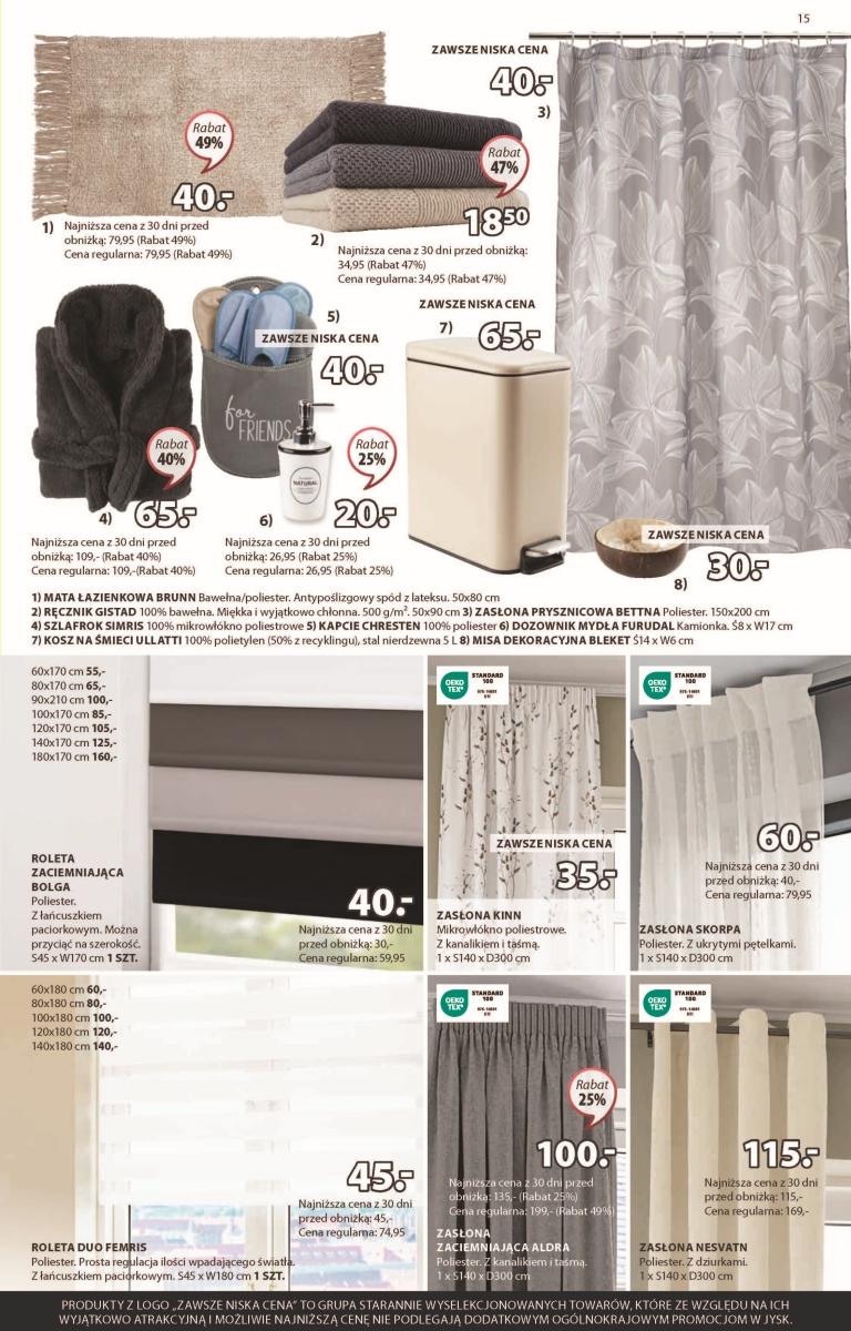 Gazetka promocyjna Jysk str. 15