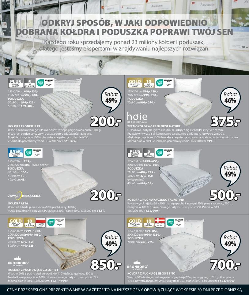 Gazetka promocyjna Jysk str. 14
