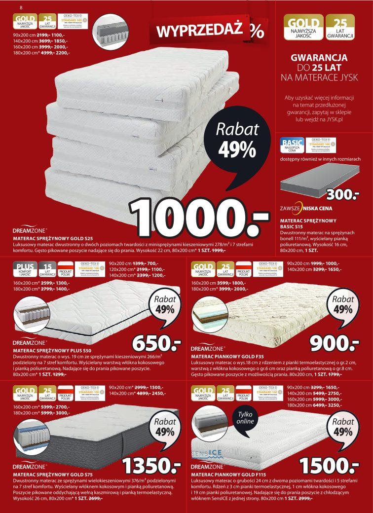 Gazetka promocyjna Jysk str. 8