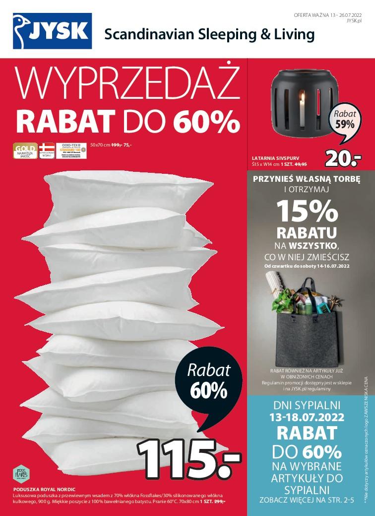 Gazetka promocyjna Jysk str. 1