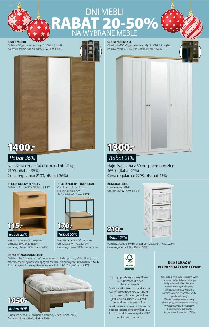 Gazetka promocyjna Jysk str. 20