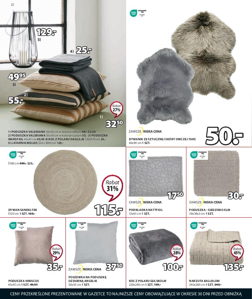 Gazetka promocyjna Jysk str. 22