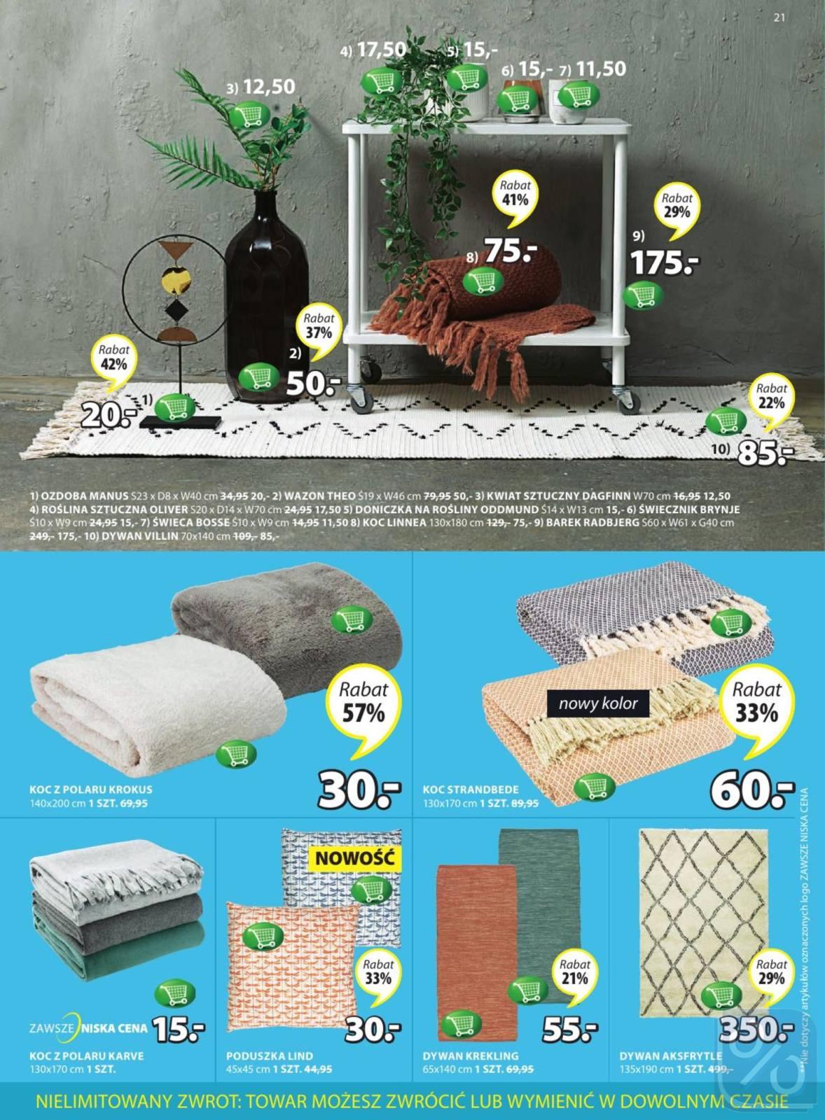 Gazetka promocyjna Jysk str. 21