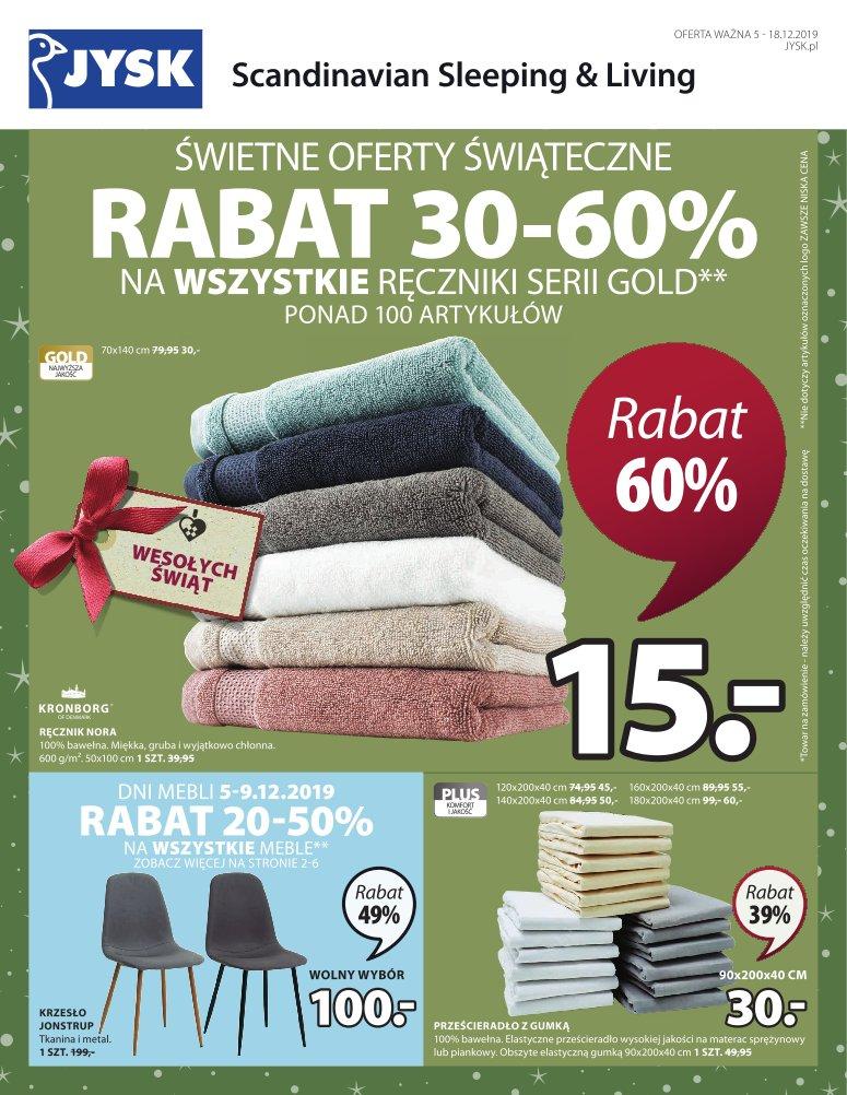 Gazetka promocyjna Jysk str. 1